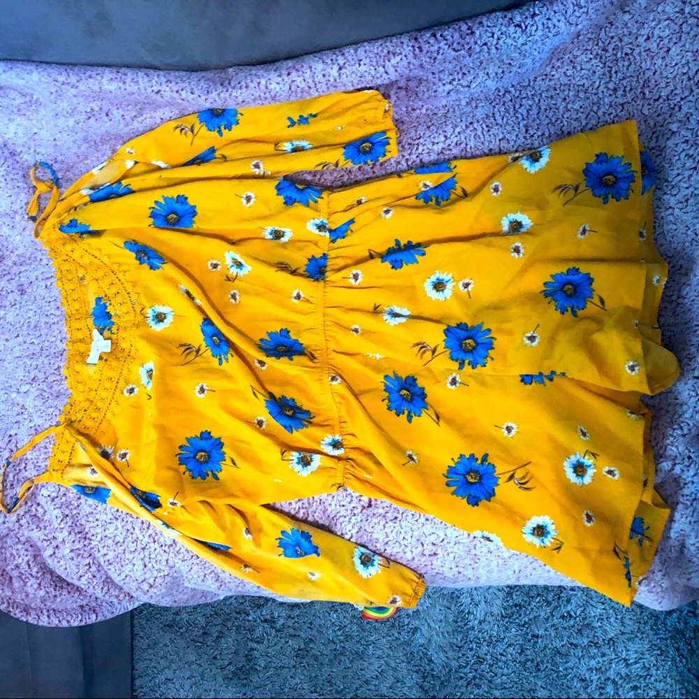 XL short flower romper